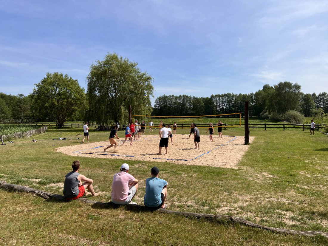 Volleyball Feld Volleyball